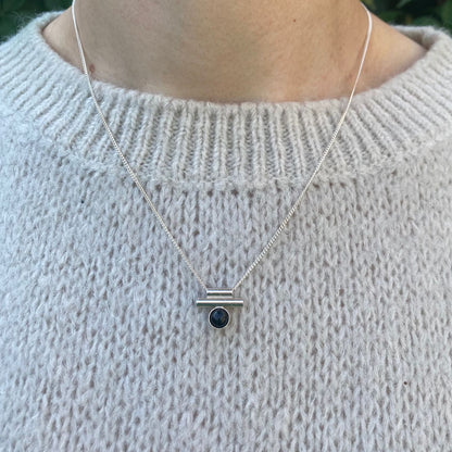Totem necklace with onyx